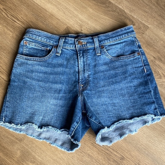 J Crew Mercantile raw hem jean shorts - Picture 6 of 15